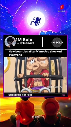 Strawhat's Bounties after Wano Arc #onepiece #luffy #zoro #sanji