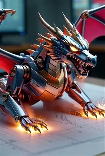 🤖 Mecha Dragon Rises | Epic AI Transformation