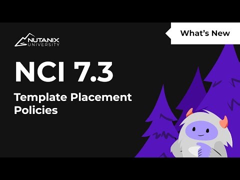 VM Template Placement Policies | What’s New in NCI 7.3