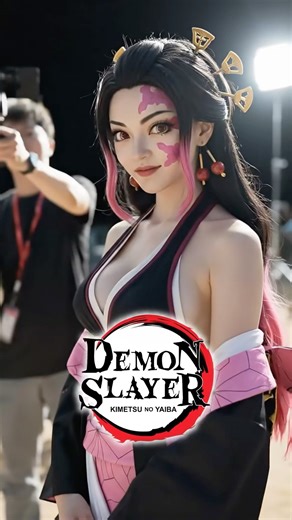 Demon Slayer BTS. Daki Live-Action Costume & Makeup