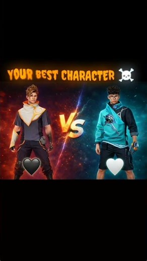 Your best CHARACTER ☠️ . V/S video.#freefire #shorts #gaming