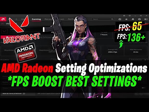 VALORANT : Best AMD Radeon Setting Optimizations For Valorant (BOOST FPS) 2026