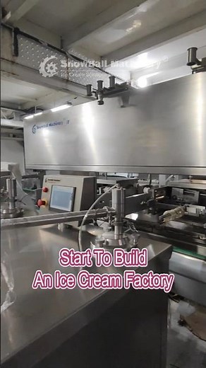 how to start an ice cream factory, extruded ice cream production line machines