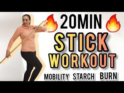20-Minute Dowel Rod Workout | Standing Mobility, Stretch & Calorie Burn🔥💪