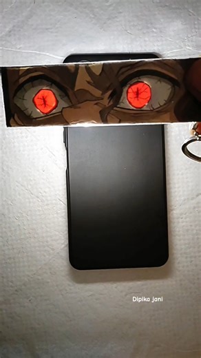 Muzan Eye Glowing Keychain #diy #viral #youtubeshorts #kimetsunoyaiba