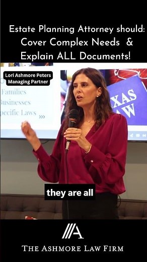 How to Choose an Estate Planning Attorney in Dallas? | Lori covers complex needs & explains it all