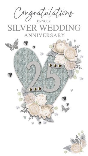 25th wedding anniversary greeting cards | Honestweddingadvice.com
