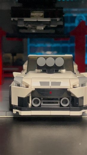 My fastest car so far😈#dragbuild #nissan #gtr #carsoftiktok #foryoupage #lego #legotiktok #foryou #fyp #viral #moc