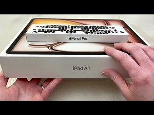 ASMR iPad Air Unboxing (whispered, screen tapping)