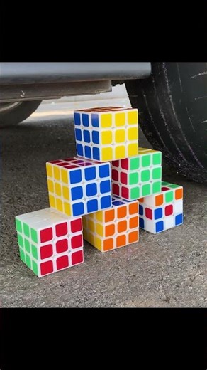 Crushing Crunchy & Soft Things by Car! EXPERIMENT Car vs marbles #shorts #asmr #asmrsound