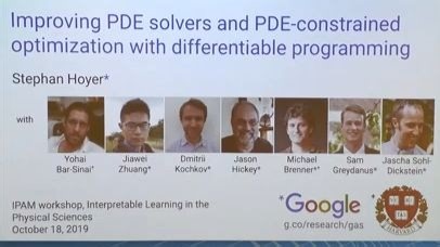 融合深度学习与可微分编程的偏微分方程求解器及约束优化方法进阶 - Stephan Hoyer
