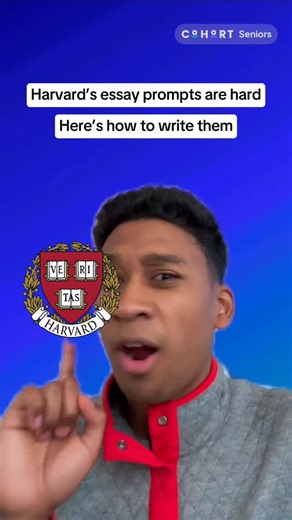 Cohort Guidance on Instagram: "How to write the Harvard supplemental essays"