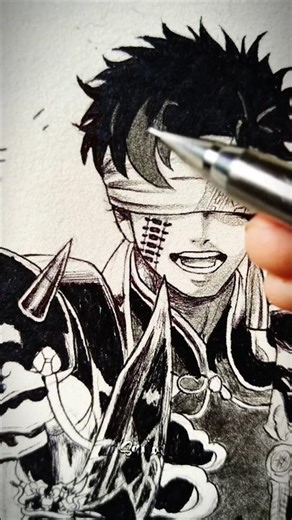 Drawing Qin Shi Huang from record of Ragnarok || king of kings #ror #qinshihuang #art #shorts