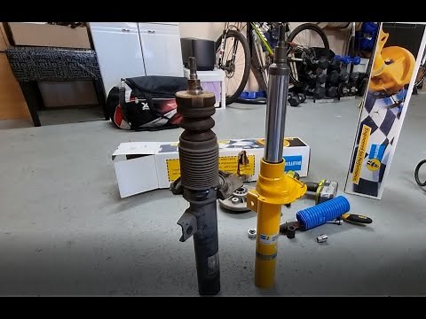 BMW X3 2011 F25 Front shocks struts replacement Bilstein B6