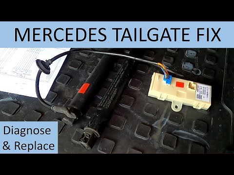 Mercedes ML350 Tailgate Not Working – ECU & Strut Fix (W166 DIY)