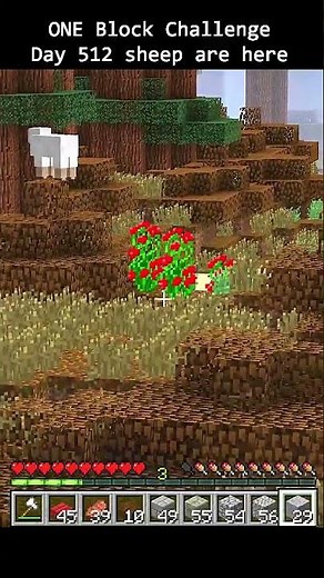 Day 512 Minecraft build challenge - ONE BLOCKS BUILD
