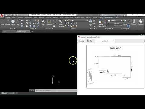 Getting Started with AutoCAD #4 "Lines using Tracking"