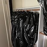 Reli. Contractor Garbage Bags 55 Gallon | 20 Trash Bags | Heavy Duty | Black Contractor
