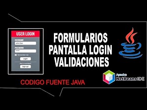 Como Crear Formulario de Login en JAVA | Login Básico y Validaciones 🔸🔷