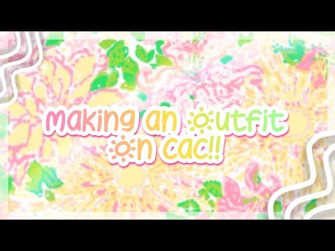 making an outfit on cac (catalog avatar creator)!!