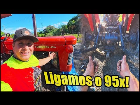 We started our tractor and the hydraulics worked again! Massey Ferguson 95X Turbo!