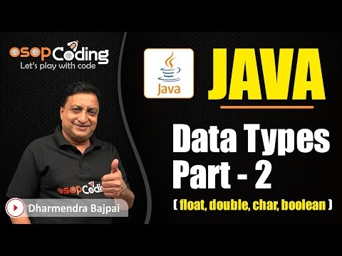 Data Types in #Java | float | double | char | boolean | ASCII to Unicode | Java for Beginners #lec11