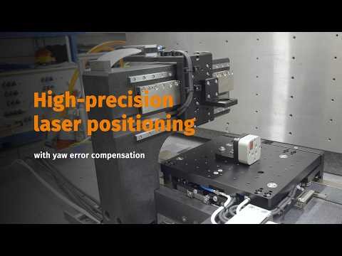 High-Precision Air-Bearing Mechatronics | Yaw-Error-Compensated Positioning Stage