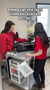 Reminder we have skate sharpening available in store for both hockey and figure skates! $8.50 per pair and can be dropped off and picked up later or browse the store while you wait for them to be done. There is always someone available to sharpen during our store hours! #skatesharpening #shoplocal #wehavefun #homehardware | Carlyle Home Hardware