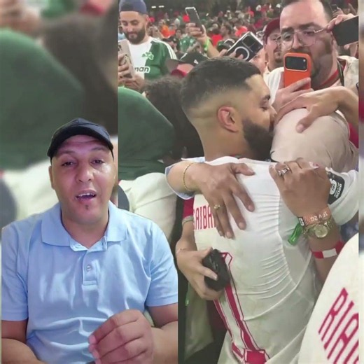 The most beautiful moment of the Morocco vs. Netherlands match: Ismael Saibari with his mother ❤️...