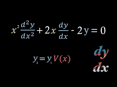 Differential Equations 4: Reduction of Order method