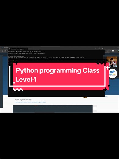 Python Programming Class Level-1 for Beginners