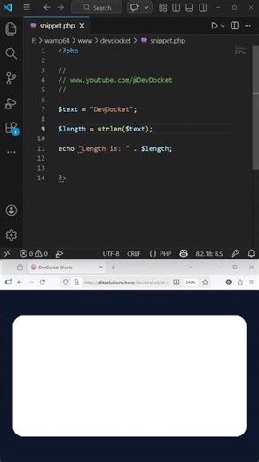 Find String Length in PHP – strlen() Explained Fast ⚡