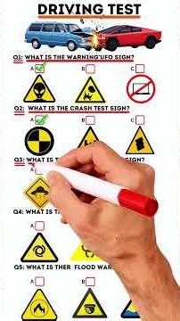 USA Road Signs Test | DMV Written Exam Quiz | Can You Pass?