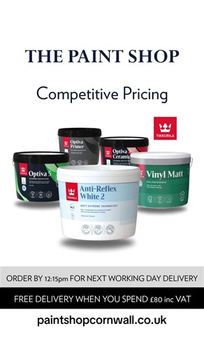 The UK’s most premium Tikkurila paint stockist is now doing colour mixing with next day delivery. . . #paint #tikkurila #decorator #painter #decorators @Tikkurila UK