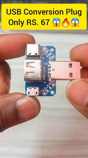 usb conversion plug only Rs. 67 😱🔥😱 #electronics #trending #shorts