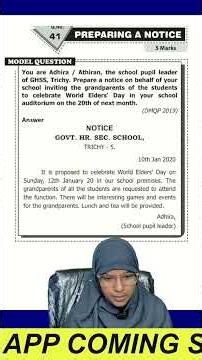 10TH ENGLISH || NOTICE WRITING || #10th #english #publicexams