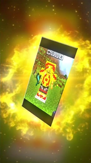 Golden Redstone God Armor Trim Combo 🌋🔥 #minecraft #shorts