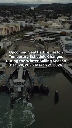 EEEEEEEEEEEEE-EEEEEEEEEEE-EEEEEEEE That’s dolphin for: Heads up Seattle/Bremerton commuters! We will be replacing two floating dolphin structures at our Bremerton terminal this winter. What’s a dolphin? A dolphin is a landing aid used to help our captains navigate into our docks. They are the structures that the vessel parks between when tied up to let riders on an off- think of them as giant bumpers. Because of this work, one vessel will need to dock overnight in Seattle while the work takes pl
