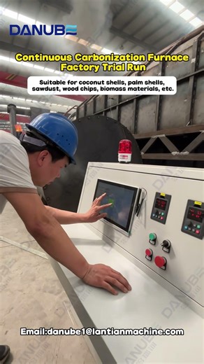 New Continuous Carbonization Furnace Test – Palm Kernel Shells 🔥
