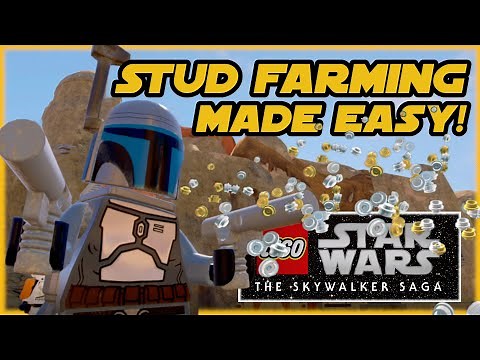 LEGO Star Wars the Skywalker Saga - STUD FARMING MADE EASY!!! The fastest way to farm studs!