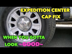 Fixing Center Hub Caps. Ford Expedition.
