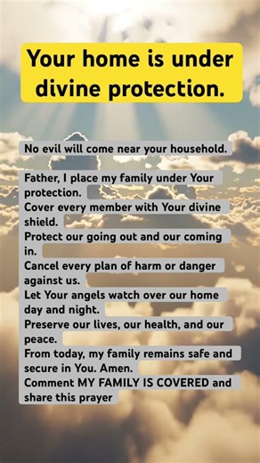 Your home is under divine protection #love #gospel #viral #subscribe #god #power #shortsfeed