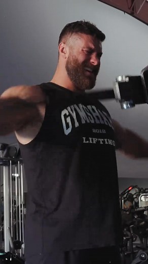 Add this to the end of your shoulder workout for more volume and bigger gains🤝 @followersCbum | Cbum