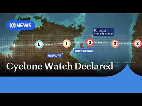 BOM declares cyclone watch for NT, Tropical Cyclone Narelle set to hit on Saturday | ABC NEWS