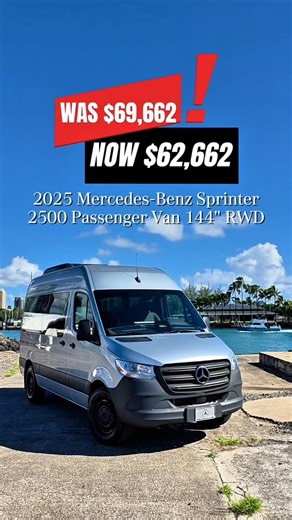 Mercedes-Benz Vans Hawaii | *SOLD OUT* Pamper your clients with a 2025 Mercedes-Benz Sprinter 12 Passenger Van! Starting at only $62,662 after savings during our Year... | Instagram