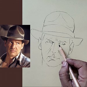 Indiana Jones Pencil sketch... | Artist Sankha Adhikari