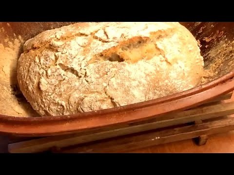 Bread Cooked in Römertopf / Clay Cooker - Delicious & Easy Bread Baked in Clay Cooker - Recipe# 106