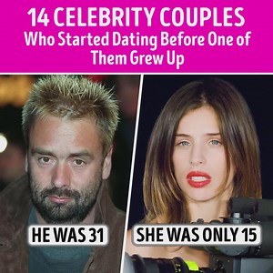 113K views · 213 reactions | 14 Famous Couples Who Started Dating Before One of Them Grew Up | Celestoria | Facebook
