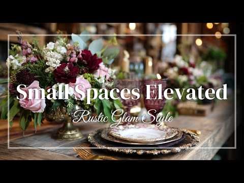 Rustic Glam Home Decor for Narrow Rooms ✨ Vintage Luxury That Maximizes Small Spaces