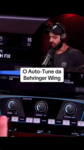 Auto-Tune no Behringer Wing: Simplificando o Som
